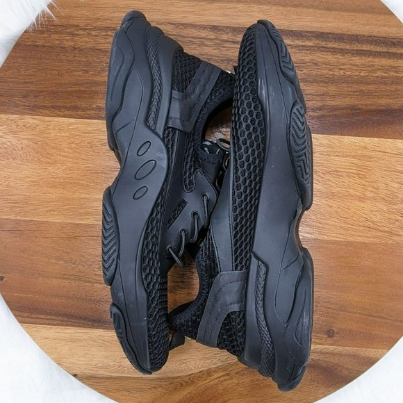 Steve Madden Milo Sneakers 10 M Black Athletic Shoe Running Performance Fashion - Picture 9 of 13